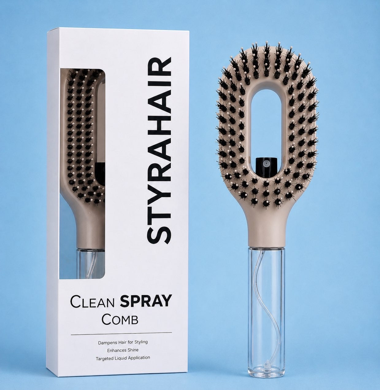 Éziel- Brosse spray démêlante pour cheveux