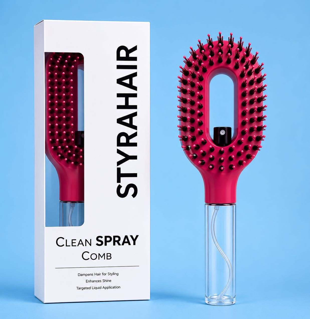 Éziel- Brosse spray démêlante pour cheveux