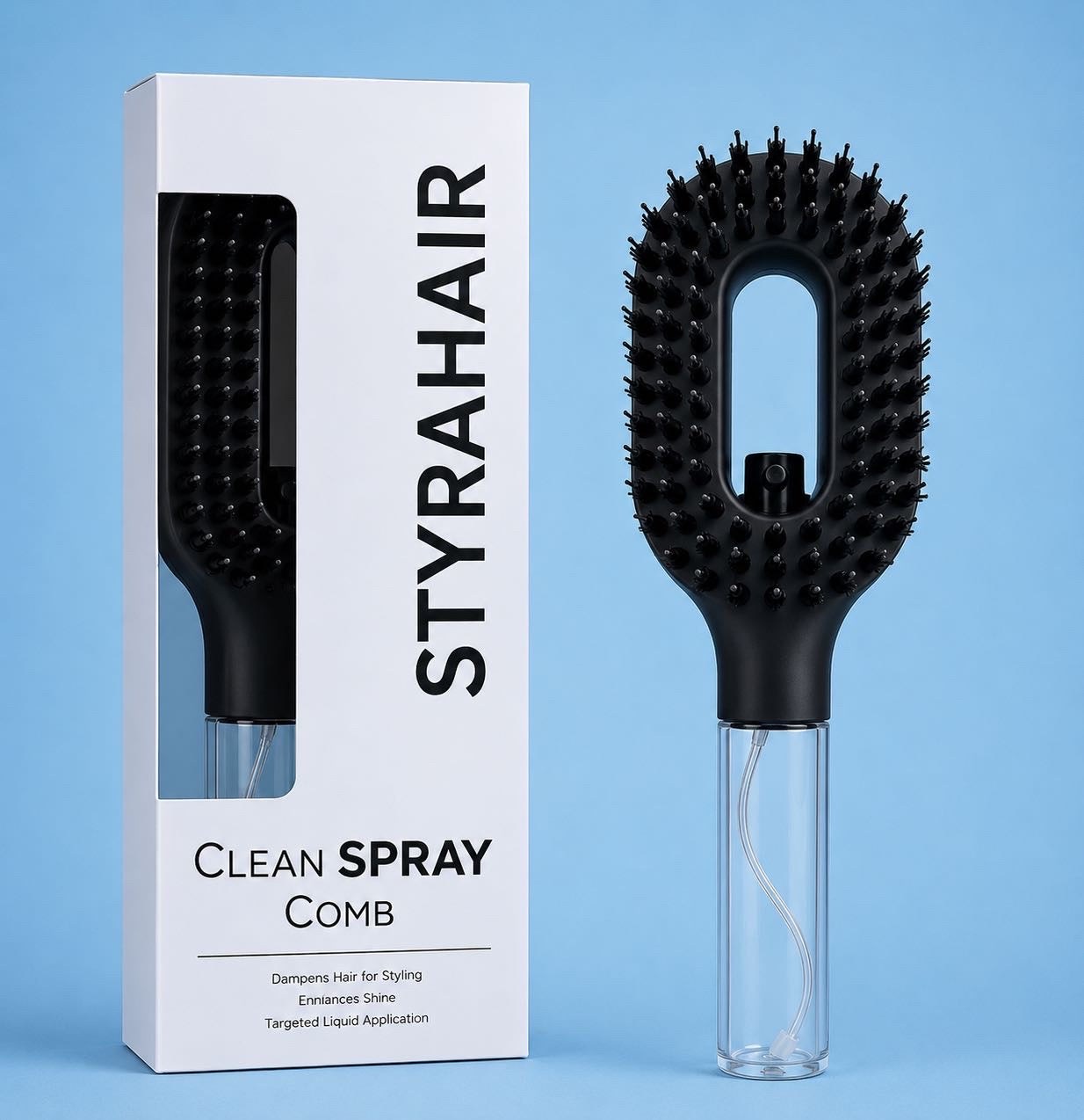 Éziel- Brosse spray démêlante pour cheveux