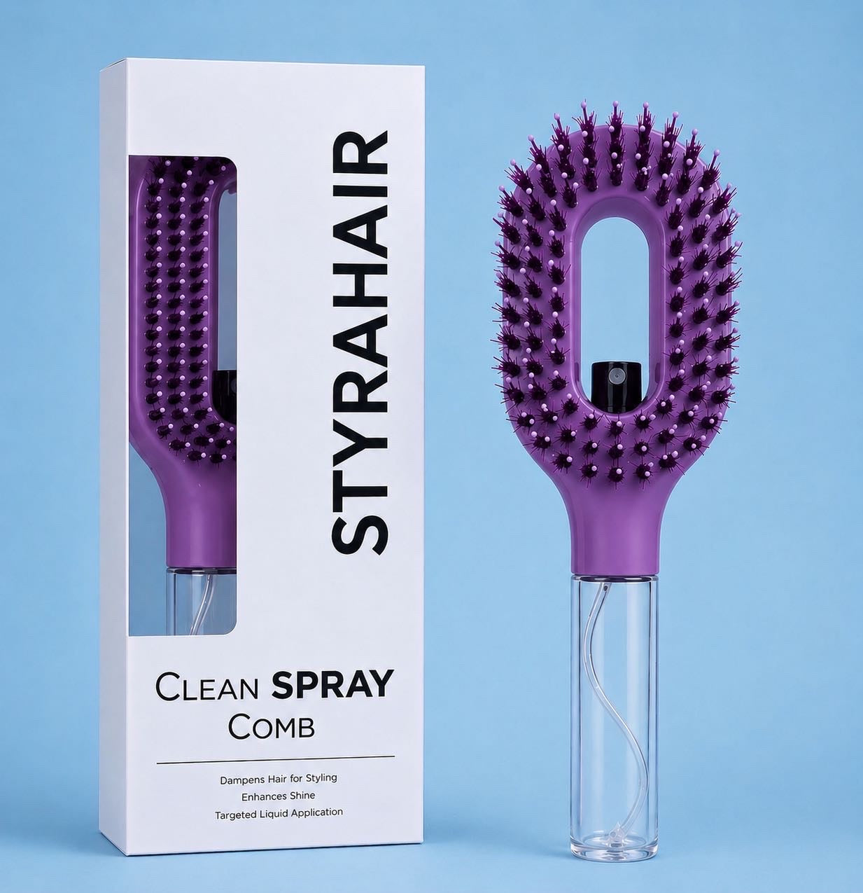 Éziel- Brosse spray démêlante pour cheveux